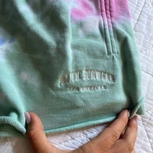 Pacsun pacific sunwear tie dye sweat shorts